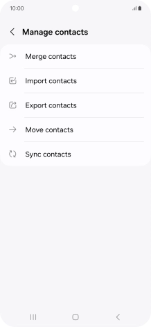 Press Import contacts. Press Import contacts.