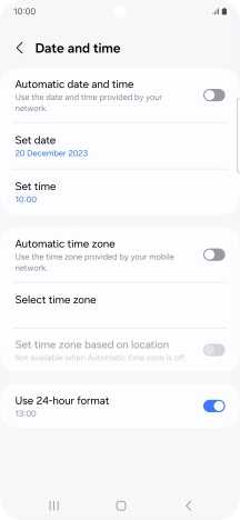 Press the indicator next to Press the indicator next to