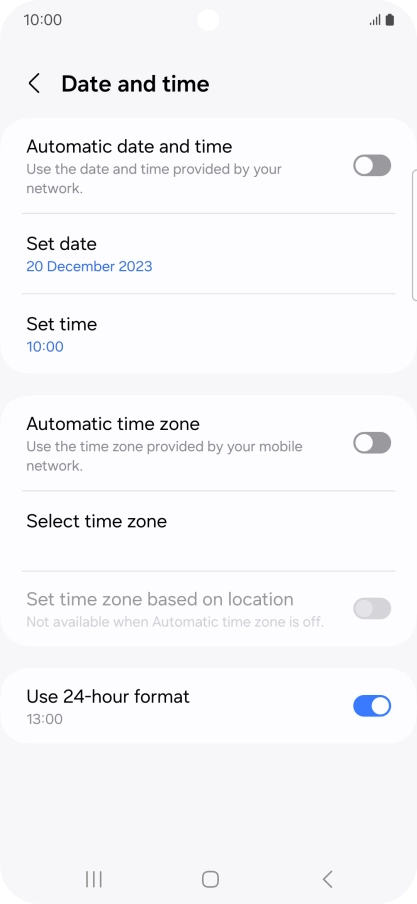Press the indicator next to Press the indicator next to