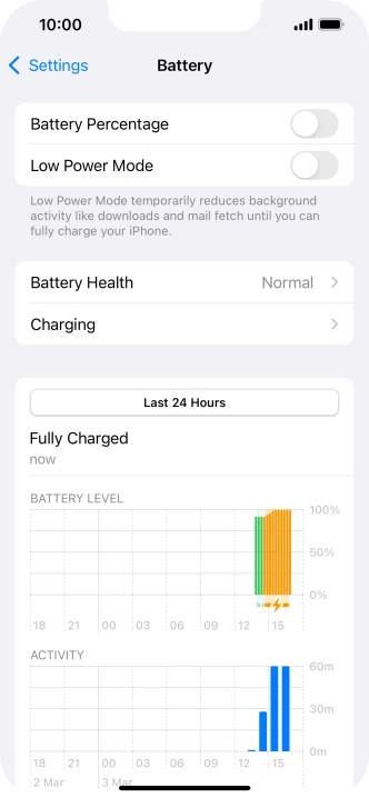 Press the indicator next to Press the indicator next to