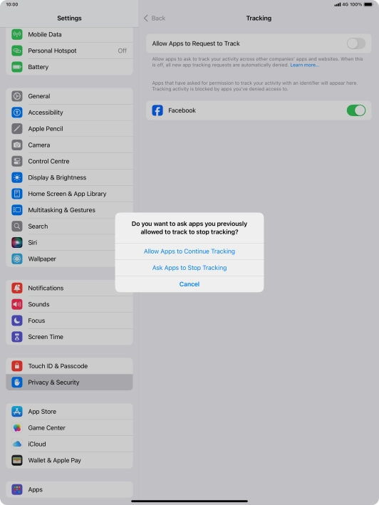 If you turn off the function, press the required setting. If you turn off the function, press the required setting.
