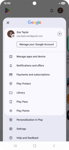 Press Settings. Press Settings.