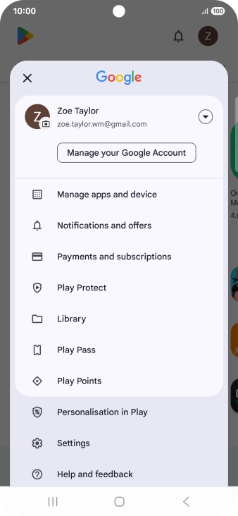 Press Settings. Press Settings.