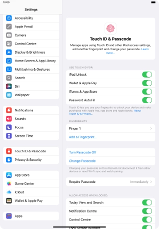 Press the indicators next to the required settings to turn them on or off. Press the indicators next to the required settings to turn them on or off.