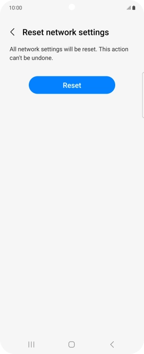 Press Reset. Press Reset.