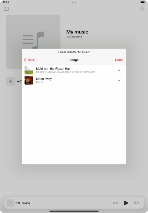 Press Done. Press Done.