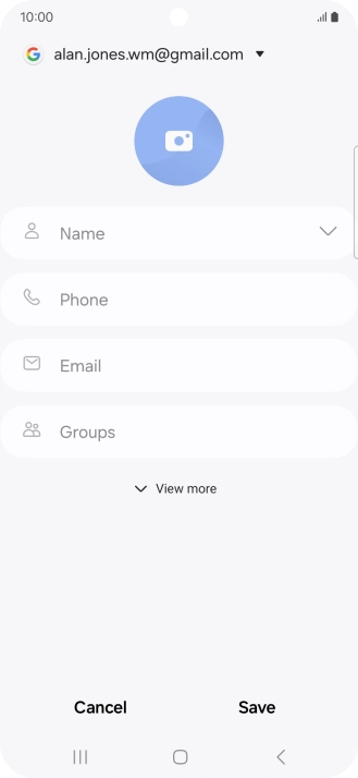 Press Name and key in the required name. Press Name and key in the required name.