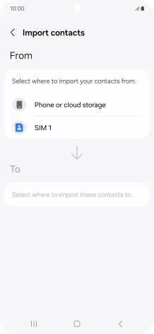 Press the name of the SIM. Press the name of the SIM.