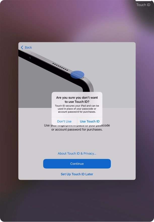 Press Don't Use. Press Don't Use.