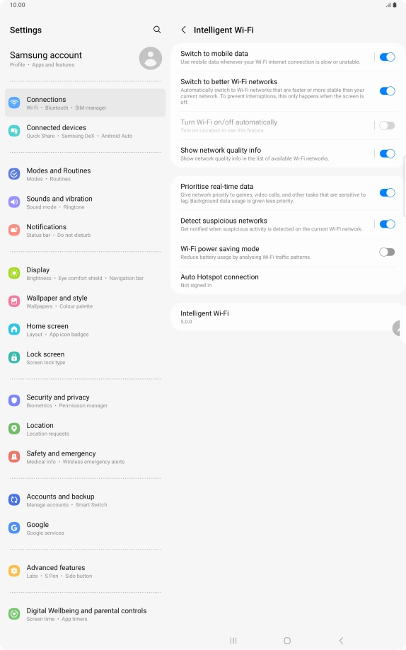 Press the indicator next to Press the indicator next to