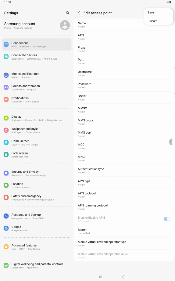 Press Save. Press Save.