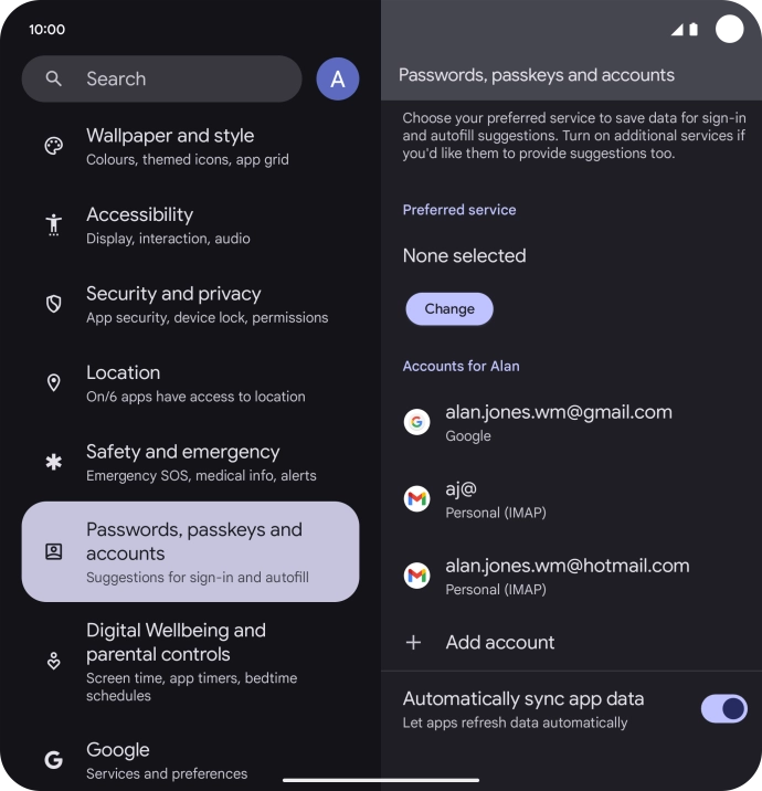 Press the indicator next to Press the indicator next to