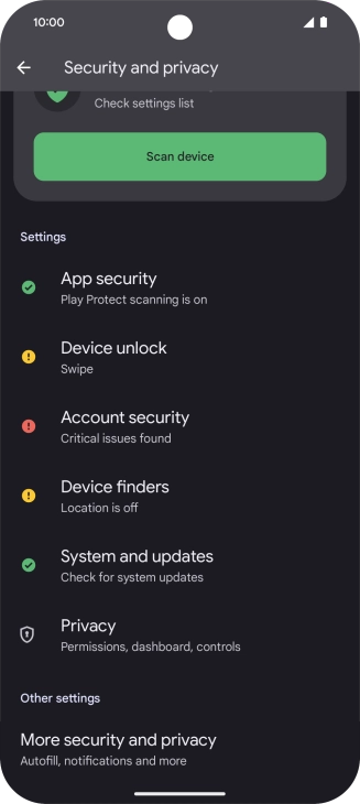 Press More security and privacy. Press More security and privacy.