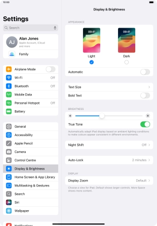 Press Dark. Press Dark.