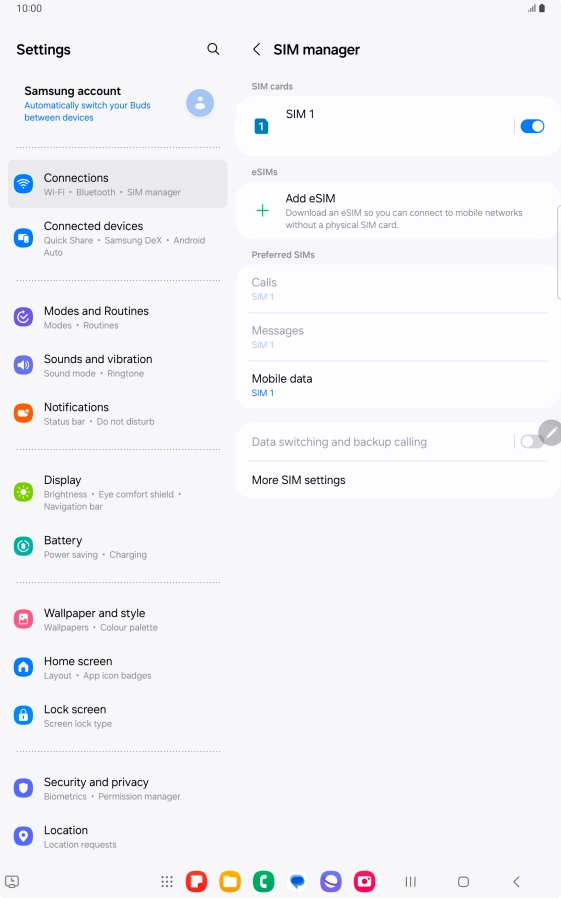 Press Add eSIM. Press Add eSIM.
