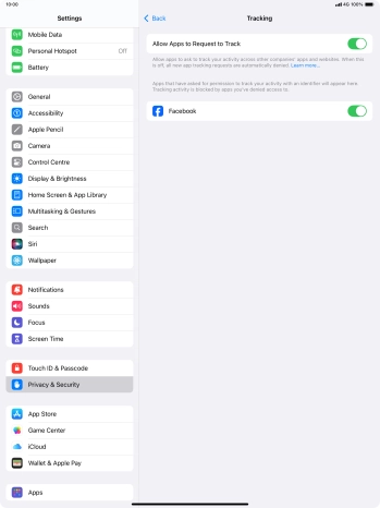 Press the indicator next to Press the indicator next to