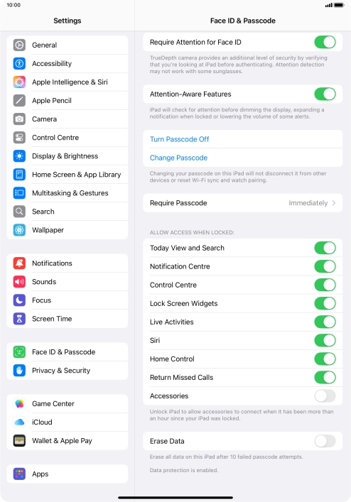 Press the indicator next to Press the indicator next to