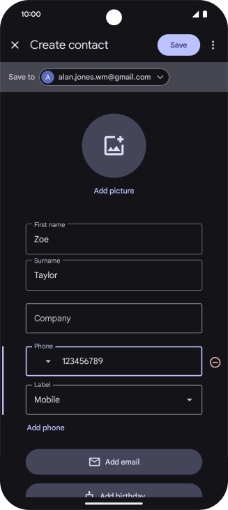 Press Save. Press Save.