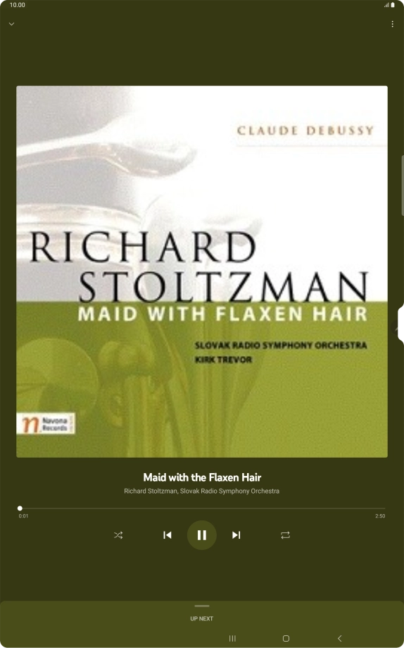 Press arrow right to go to the next audio file. Press arrow right to go to the next audio file.