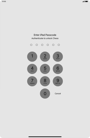 Use the lock code you created. The app is now no longer locked. Use the lock code you created. The app is now no longer locked.