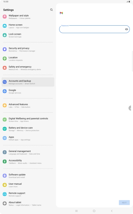 Press the field below Press the field below