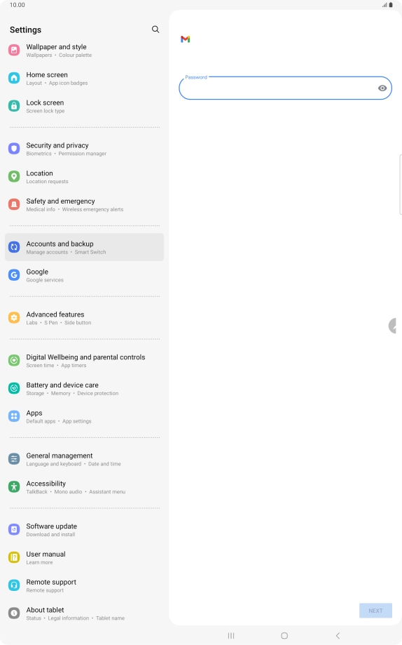 Press the field below Press the field below