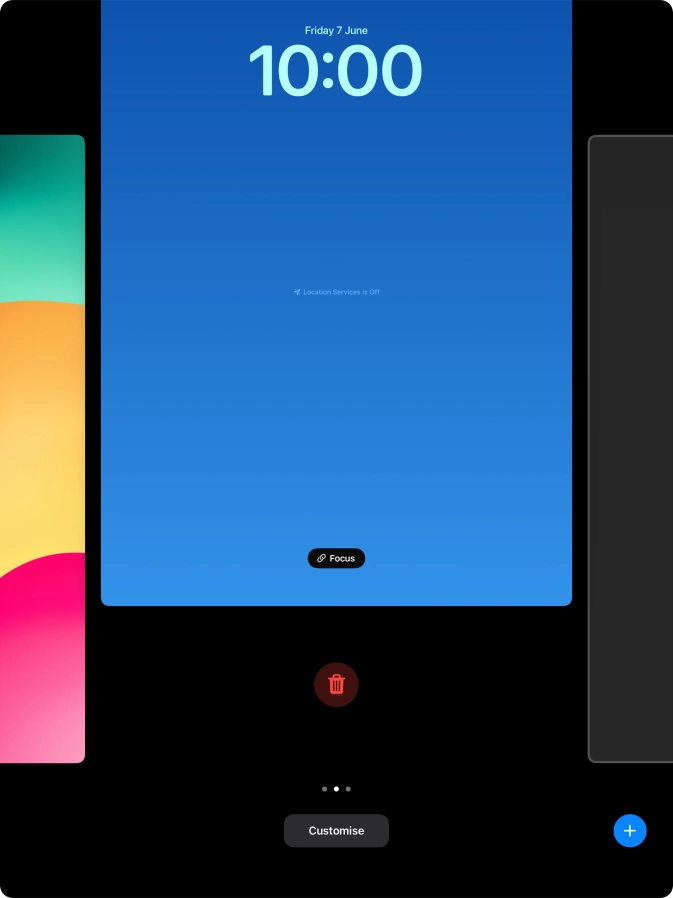 Press the delete icon. Press the delete icon.