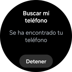 Pulsa Detener cuando hayas encontrado el teléfono. Pulsa Detener cuando hayas encontrado el teléfono.
