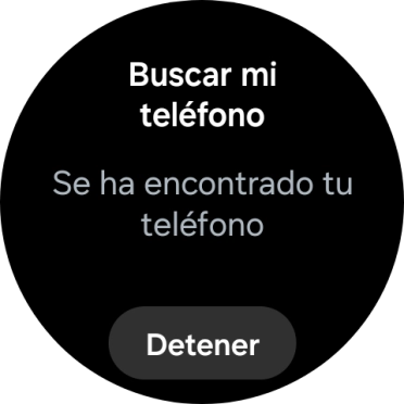 Pulsa Detener cuando hayas encontrado el teléfono. Pulsa Detener cuando hayas encontrado el teléfono.