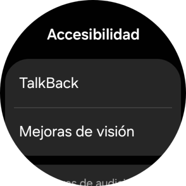 Pulsa Talkback y sigue las indicaciones de la pantalla para activar o desactivar la función. Pulsa Talkback y sigue las indicaciones de la pantalla para activar o desactivar la función.