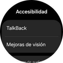 Pulsa Talkback y sigue las indicaciones de la pantalla para activar o desactivar la función. Pulsa Talkback y sigue las indicaciones de la pantalla para activar o desactivar la función.