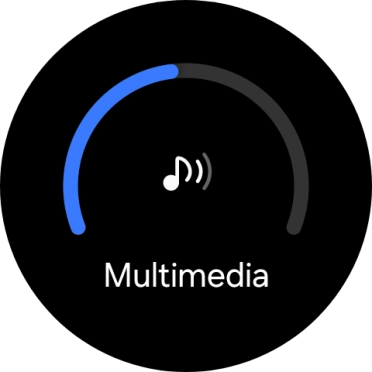Desliza el dedo por el círculo para seleccionar el volumen deseado. Desliza el dedo por el círculo para seleccionar el volumen deseado.