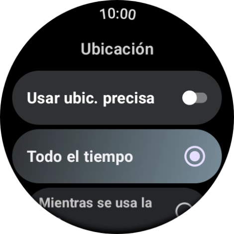 Sigue las indicaciones de la pantalla para seleccionar los ajustes deseados y activar o desactivar la función. Sigue las indicaciones de la pantalla para seleccionar los ajustes deseados y activar o desactivar la función.
