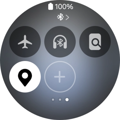 Pulsa el icono de modo de avión para activar o desactivar la función. Pulsa el icono de modo de avión para activar o desactivar la función.