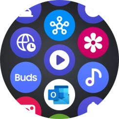 Pulsa el icono de reproductor de música. Pulsa el icono de reproductor de música.