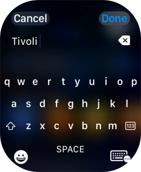 Key in the required destination and press Done. Key in the required destination and press Done.