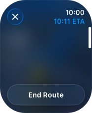 Press End Route. Press End Route.