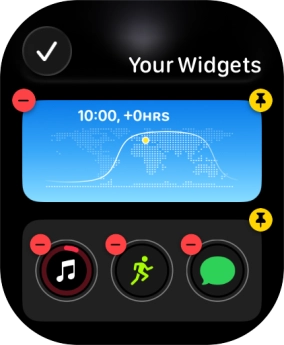 Press the confirm icon. Press the confirm icon.