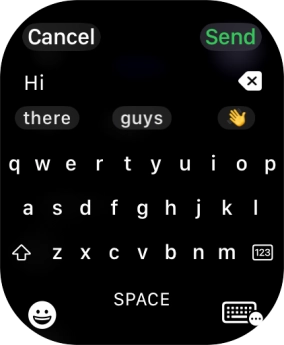 Press the input icon. Press the input icon.