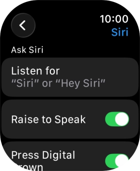 Press Listen for. Press Listen for.