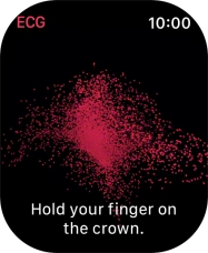 Place your index finger on the Digital Crown while the measurement is done. Place your index finger on the Digital Crown while the measurement is done.