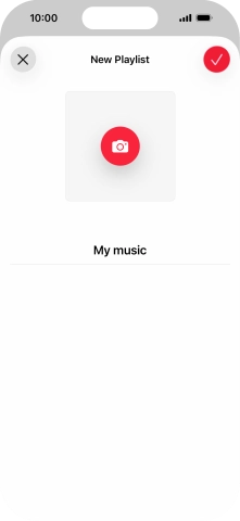Press the confirm icon. Press the confirm icon.