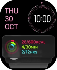 Slide your finger up or down on the stack to select the required widget. Slide your finger up or down on the stack to select the required widget.