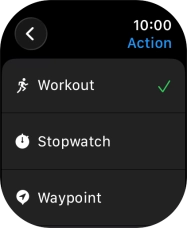 Press the required setting. Press the required setting.
