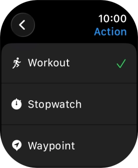 Press the required setting. Press the required setting.