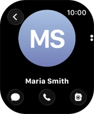 Press the call icon. Press the call icon.