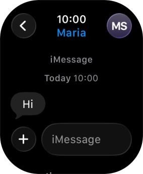 Press iMessage. Press iMessage.