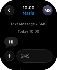 Press SMS. Press SMS.