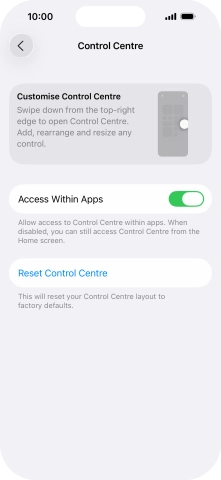 Press the indicator next to Press the indicator next to