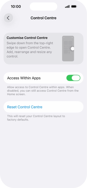 Press the indicator next to Press the indicator next to